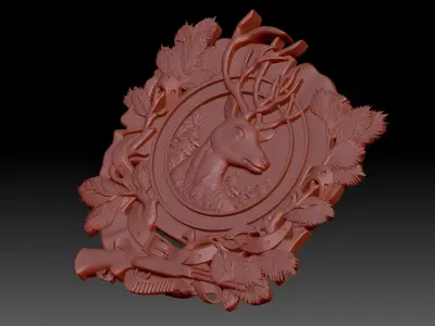 Woodland Deer 3D print model