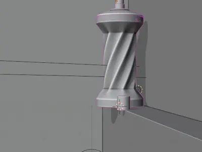 Luxury Perfume Bottle 3D Model 3D model