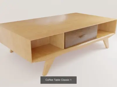 Coffee Tables 3D Model Collection