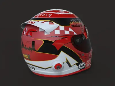 Helmet motorcycle Arai 3d model 3D model