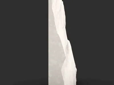 Stacked Slate Rock Wall Panel 3D print model