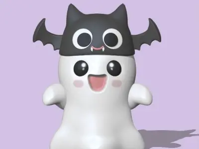 Halloween ghost 3D Model Collection