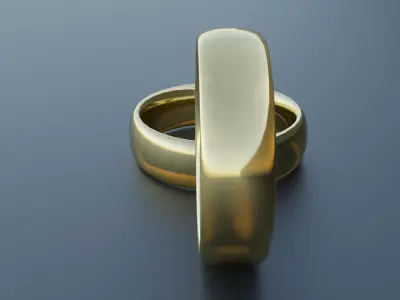 Golden Ring Free 3D print model