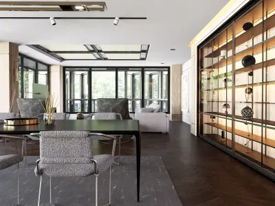 Modern living - B3 3D model