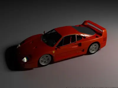 Ferrari F40 3D model buy