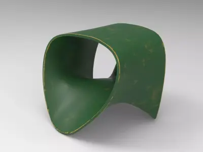 Guma Chair Low-poly 3D model