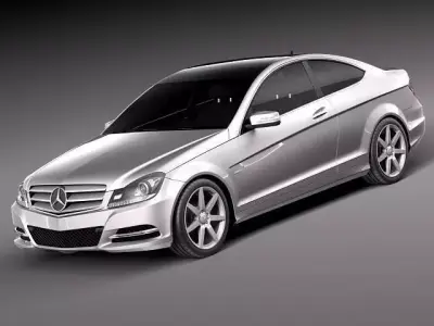 Mercedes-Benz C coupe 2 3D model