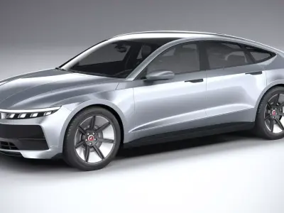 Generic Sedan 4door EV v3 2022 3D model