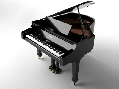 Roland Grand Piano 3D model