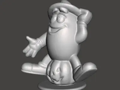 M AND MS HALLOWEEN WITCH VINTAGE FIGURE MODEL STATUE 3D print model