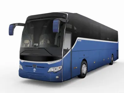 Temsa Maraton Low Poly Low-poly 3D model