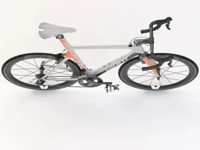 Giant Propel Advanced Sl-2 Orange Grey Black Sprinter Bicycle 3D model