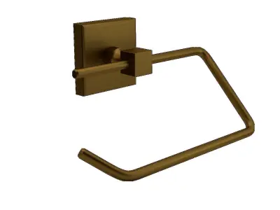Bay Paper Holder Capless 3D model