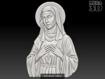 10 Holy Women Saints - 250422 3D Model Collection