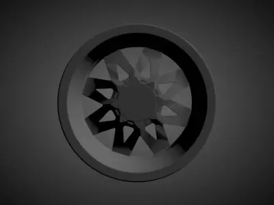 FUEL AMBUSH scalable and printable rims 3D print model