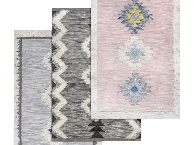 Rug Set 1323 3D model