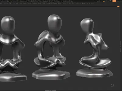 modern sculpture 3d print model 88 3D print model