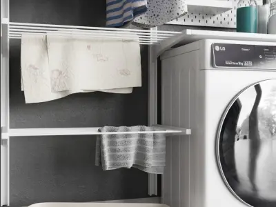 wall-mounted module Algot 12  washing machine 3D model