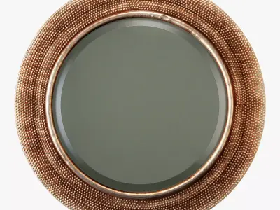 Howard Elliott collection yukon champagne silver mirror 3D model