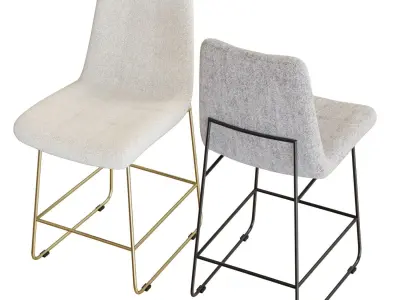 Crate and Barrel Naomi Counter Stool 3D model