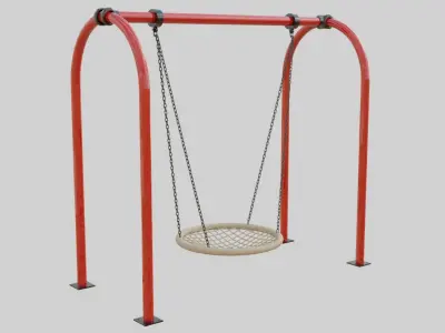 Playground Portal Swing - 02 3D model