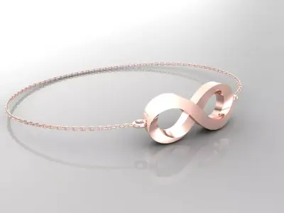 Bracelet B5 The luxury female bracelet 3D print model