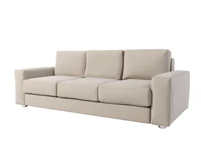 Sofa modern Low-poly 3D model