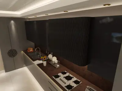 MODERN KITCHEN 3D model