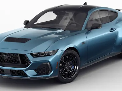 Mustang GT 2024 3D model