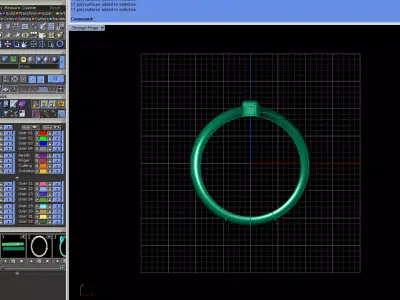 Simple luxury ring 3D print model