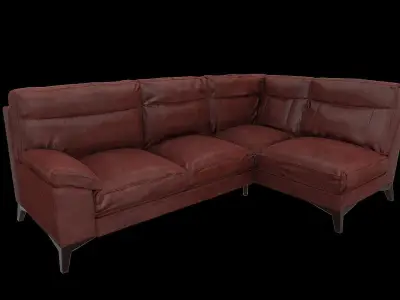 Sofa set PBR 3d model outdoor sectional 3D model