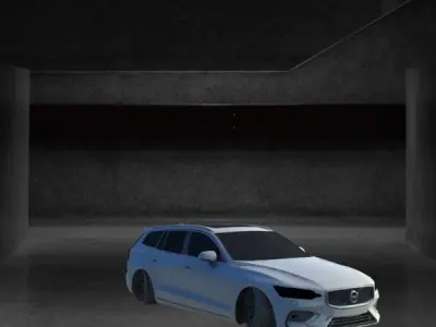 volvo v60 3D model