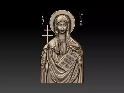 Saint Tatiana of Rome 3D model