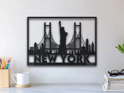 New York Wall Art 3D print model
