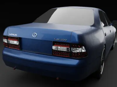 Lexus LS400 ucf 20 3D model