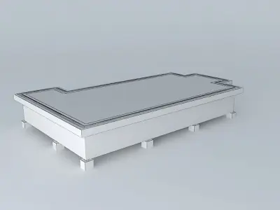 Pool 120 cu.m Free 3D model