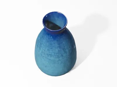 Vase Long PBR 4K textured Low-poly 3D model