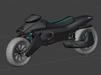 Superbike Wiregen Hypermile 3D model