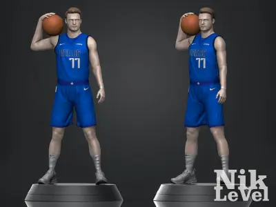 Luka Doncic 3D Printable 3D print model