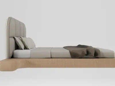 Luxury Seaside Bedroom  3D model