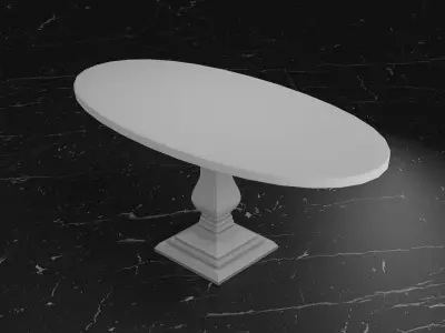 Dining Table 3D model buy