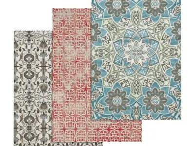 Rug Set 1060 3D model