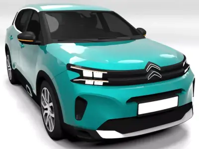 CITROEN C5 AIRCROSS 2023 Low-poly 3D model