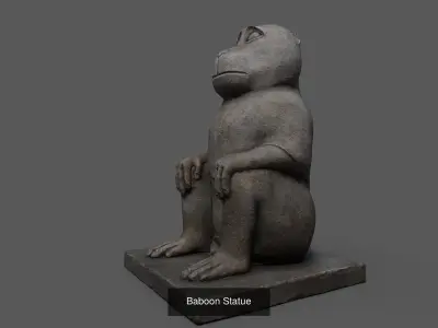 Collection of ancient Egyptian statues