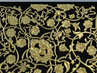Oriental pattern 3D model