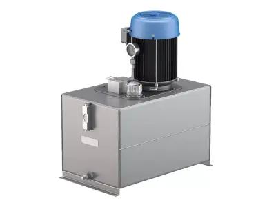 Haldex AC Hydraulic Power System Self-Contained 3D model