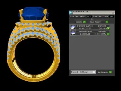 Women ring design cad file 3dm in Asia Popular 2020 R43 3D model