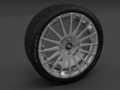OZ Superturismo GT Rim Low-poly 3D model
