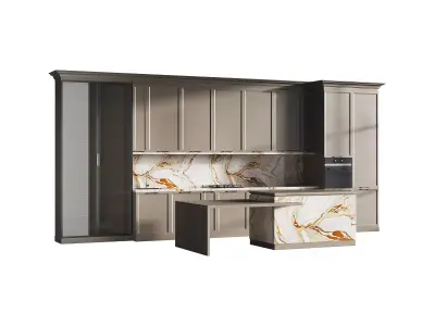 Modern kitchen 15 3D model