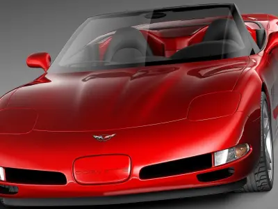 Chevrolet Corvette C5 Convertible 3D Model 3D model